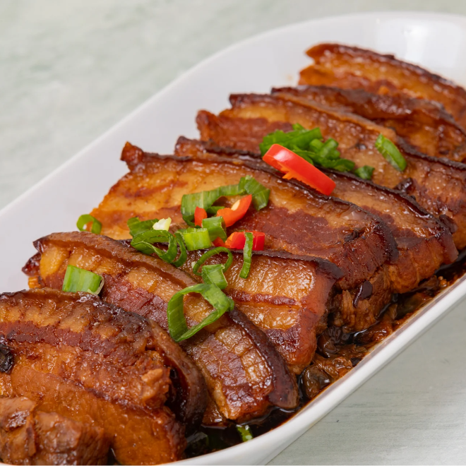 -  Braised Pork with Preserved Mustard Greens 梅菜扣肉 - TaiwaneseFood台灣小吃