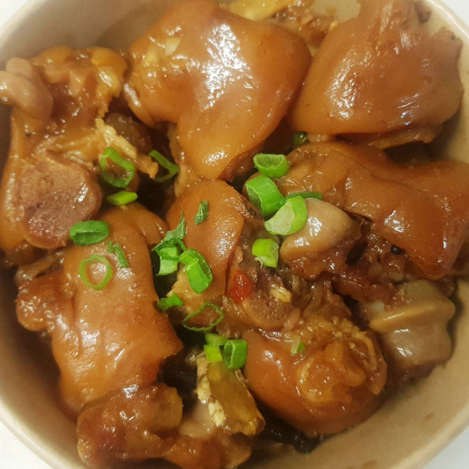 - 【NEW】Braised Pig Feet with Peanut古早味阿嬤花生豬腳 - TaiwaneseFood台灣小吃