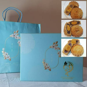 - 【NEW】Gift Box YOK: 手工綜合中式月餅禮盒-蛋黃3x2 - TaiwaneseFood台灣小吃